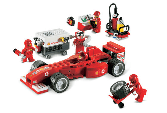 LEGO Ferrari F1 Fuel Stop 8673 Racers LEGO Racers @ 2TTOYS LEGO €. 15.49
