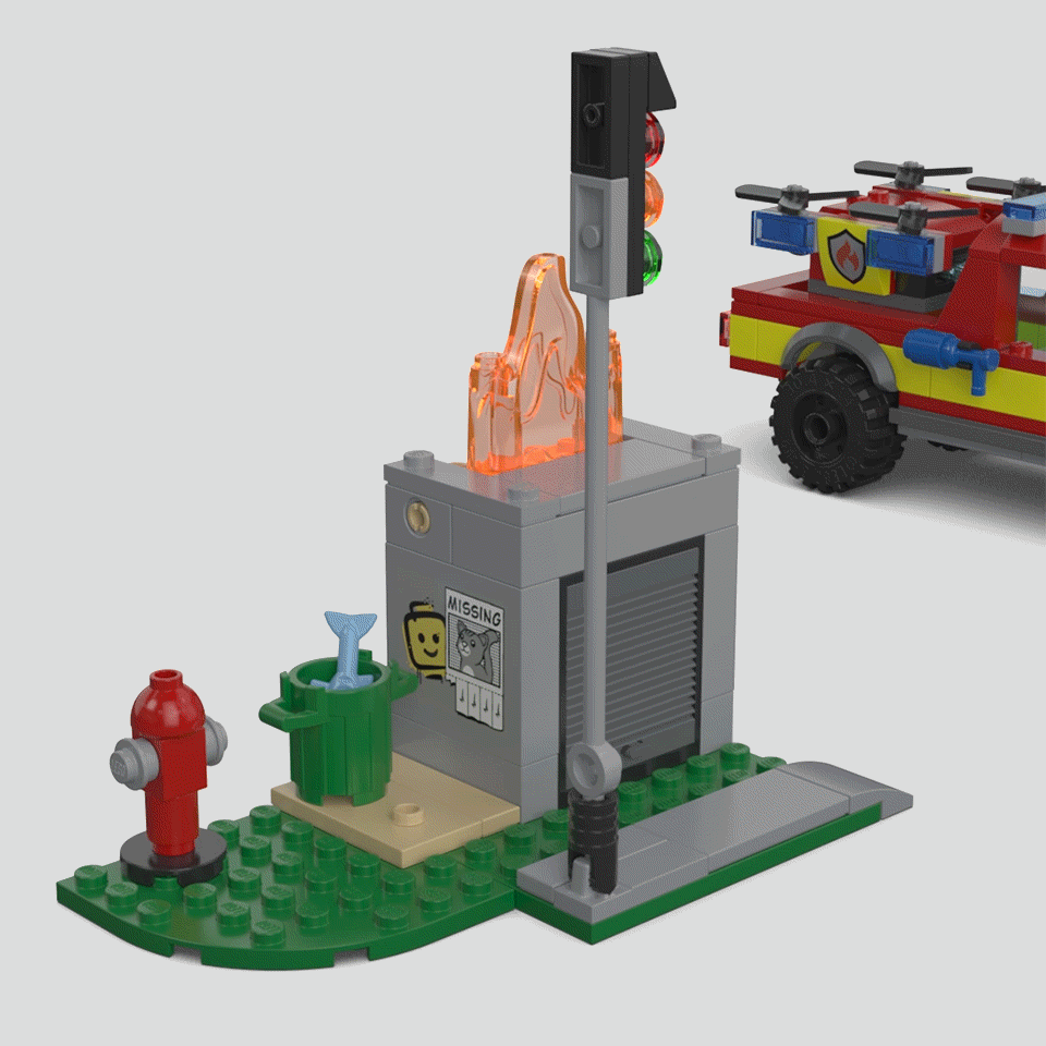 LEGO Fire Rescue & Police Chase 60319 City LEGO CITY BRANDWEER @ 2TTOYS LEGO €. 29.99