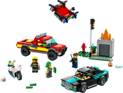 LEGO Fire Rescue & Police Chase 60319 City LEGO CITY BRANDWEER @ 2TTOYS | Official LEGO shop😊🥰 LEGO €. 29.99