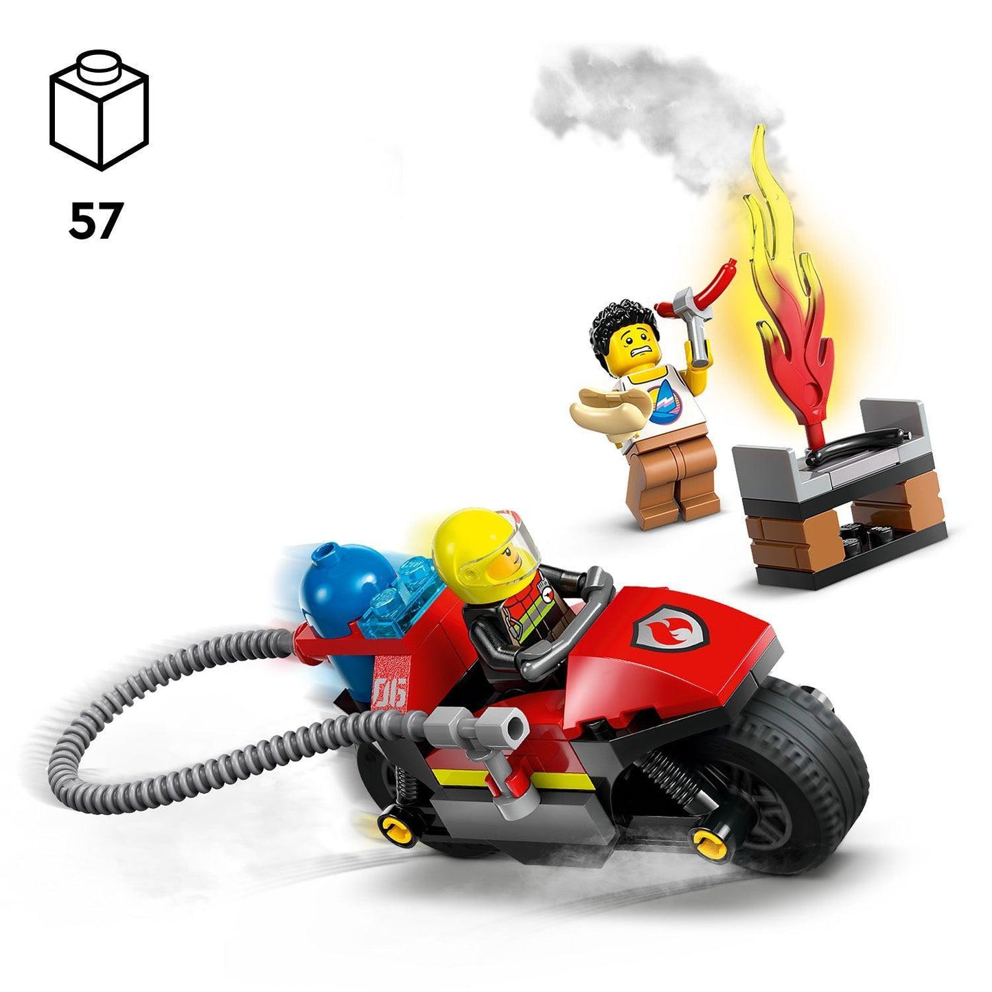 LEGO Fire rescue Motorcycle 60410 City LEGO CITY @ 2TTOYS LEGO €. 9.99