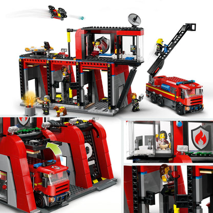 LEGO Fire Station with Fire Engine 60414 City LEGO CITY @ 2TTOYS LEGO €. 79.99