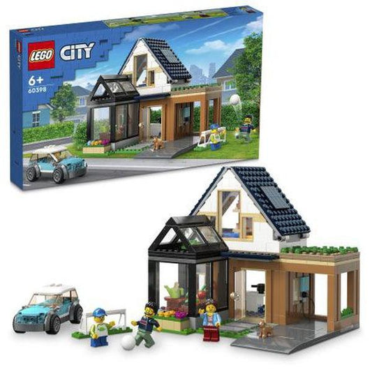LEGO Gezinswoning en elektrische auto 60398 City | 2TTOYS ✓ Official shop<br>