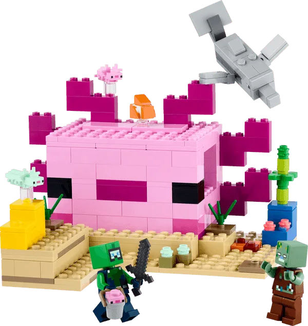 LEGO Het axolotlhuis 21247 Minecraft LEGO MINECRAFT @ 2TTOYS | Official LEGO shop😊🥰 LEGO €. 22.48