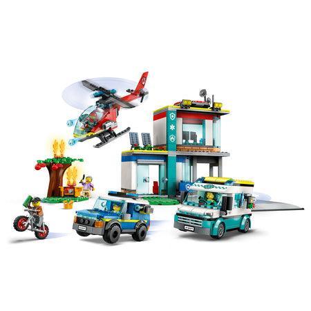 LEGO Hoofdkwartier hulpvoertuigen 60371 City | 2TTOYS ✓ Official shop<br>