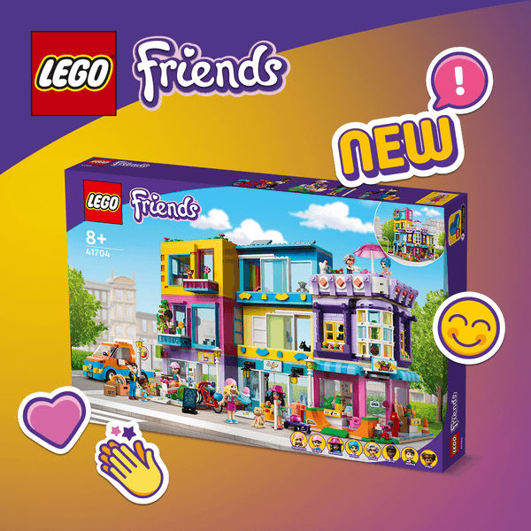 LEGO Hoofdstraat gebouw 41704 Friends | 2TTOYS ✓ Official shop<br>