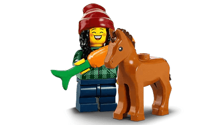 LEGO Horse and Groom (1 stuk) Minifguren Serie 22 71032-5 | 2TTOYS ✓ Official shop<br>