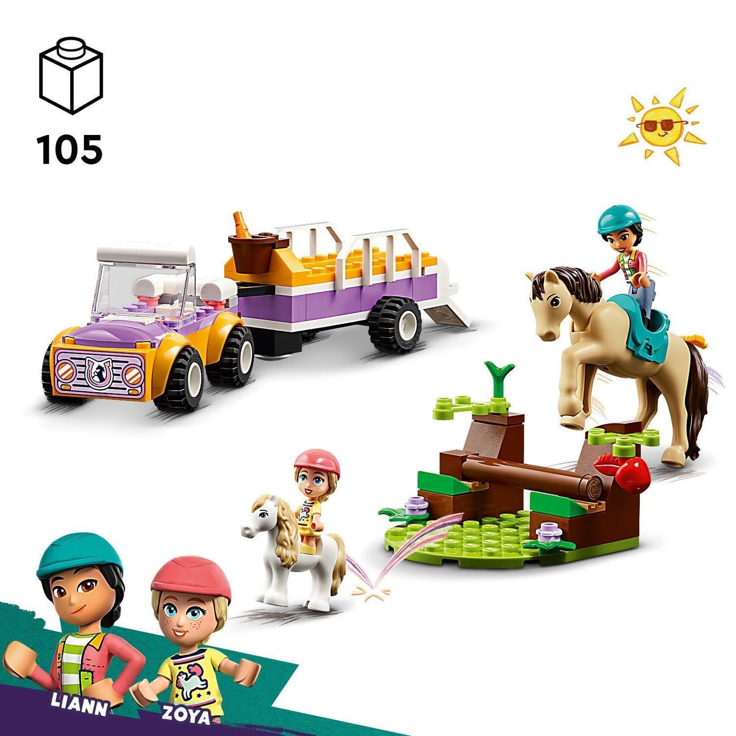 LEGO Horse and Pony Trailer 42634 Friends LEGO FRIENDS @ 2TTOYS LEGO €. 19.99