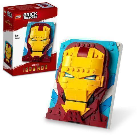LEGO Iron Man afbeelding 40535 Brick Sketches LEGO BRICKHEADZ @ 2TTOYS LEGO €. 21.99