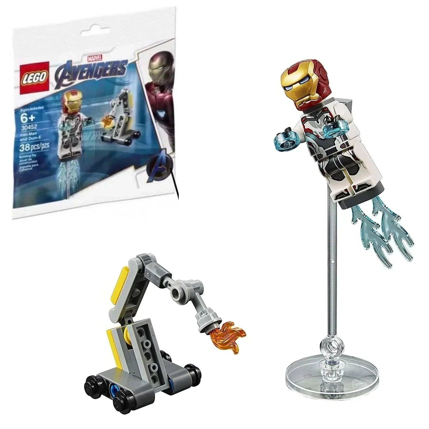 LEGO Iron Man and Dum-E 30452 Marvel Super Heroes - Avengers: Endgame | 2TTOYS ✓ Official shop<br>
