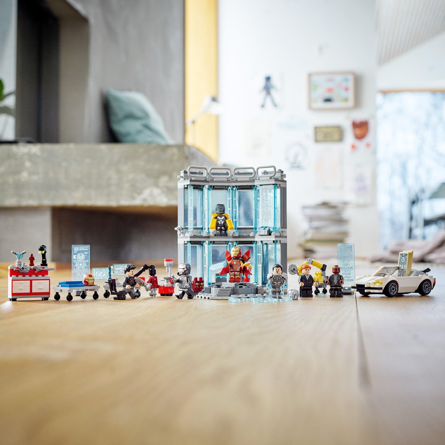 LEGO Iron Man Wapenkamer 76216 Superheroes | 2TTOYS ✓ Official shop<br>