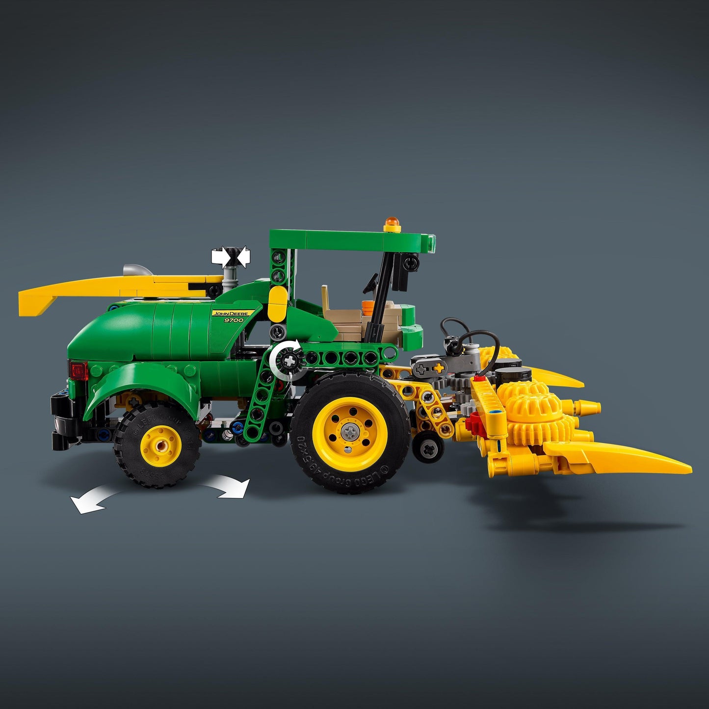 LEGO John Deere 9700 Maïshakselaar 42168 Technic | 2TTOYS ✓ Official shop<br>