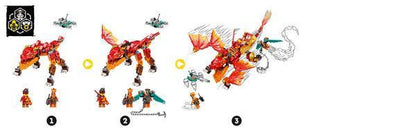 LEGO Kai's Vuur Draak 71762 Ninjago | 2TTOYS ✓ Official shop<br>