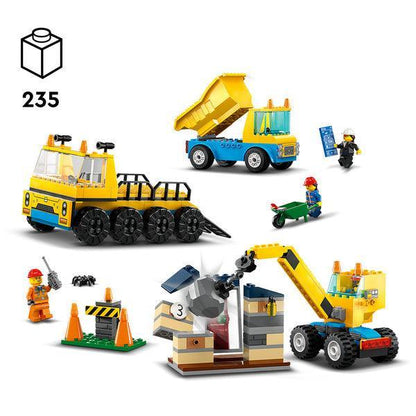LEGO Kiepwagen, bouwtruck en sloopkraan 60391 City LEGO CITY @ 2TTOYS LEGO €. 42.49