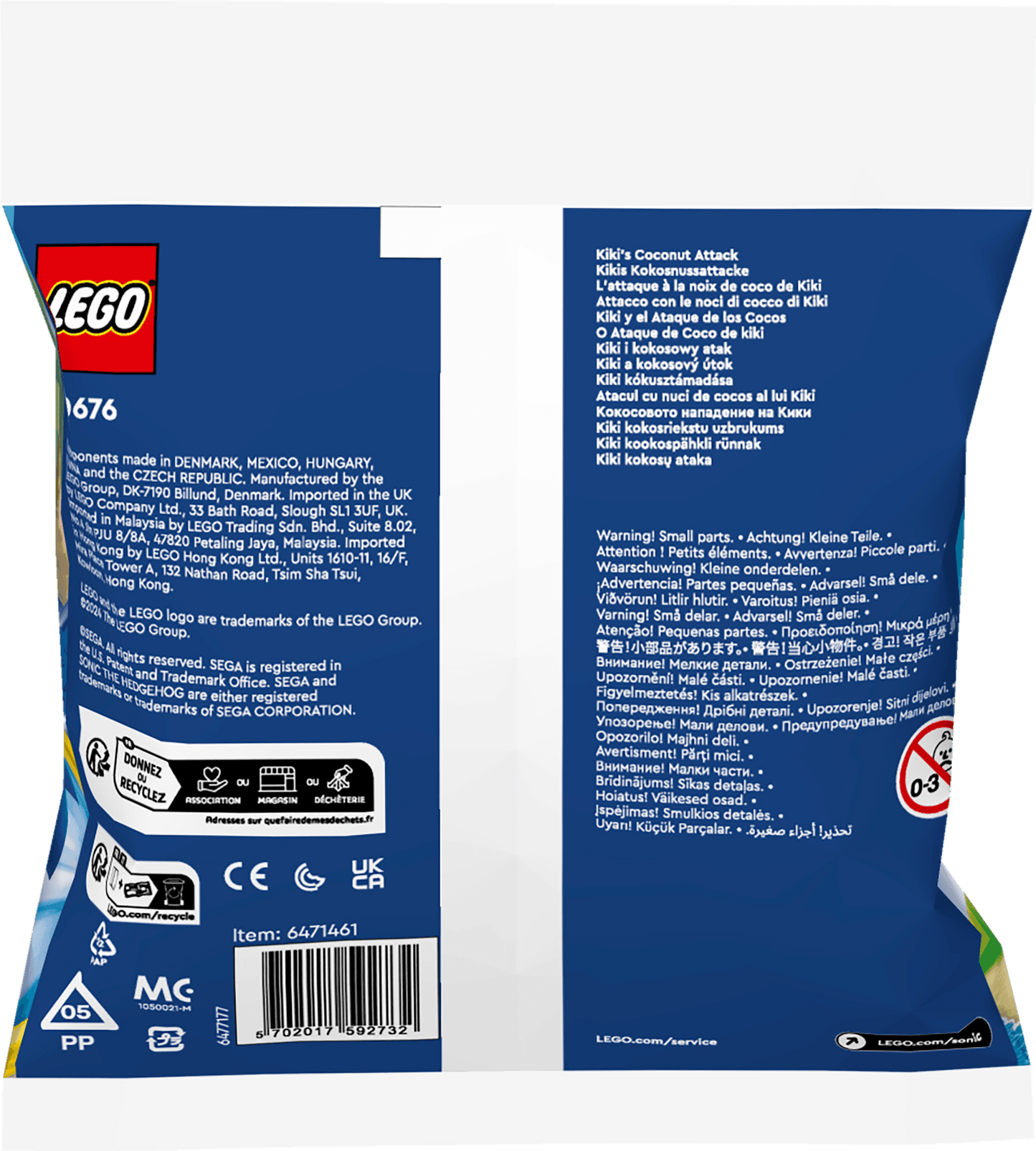 LEGO Kiki's Coconut Aanval 30676 Sonic | 2TTOYS ✓ Official shop<br>