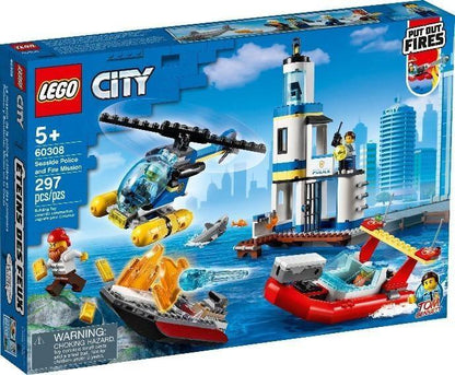 LEGO Kustwacht politie en brandmissie 60308 City | 2TTOYS ✓ Official shop<br>