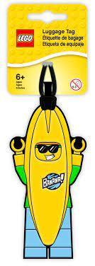 LEGO LEGO Banana Guy Luggage Tag 5005580 Gear | 2TTOYS ✓ Official shop<br>