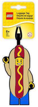 LEGO LEGO Hot Dog Guy Luggage Tag 5005582 Gear LEGO Gear @ 2TTOYS LEGO €. 7.49