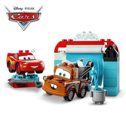 LEGO Lightning McQueen & Mater's wasstraatpret 10996 DUPLO | 2TTOYS ✓ Official shop<br>