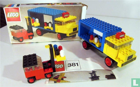 LEGO Lorry and Fork Lift Truck 381 LEGOLAND LEGO LEGOLAND @ 2TTOYS LEGO €. 14.99