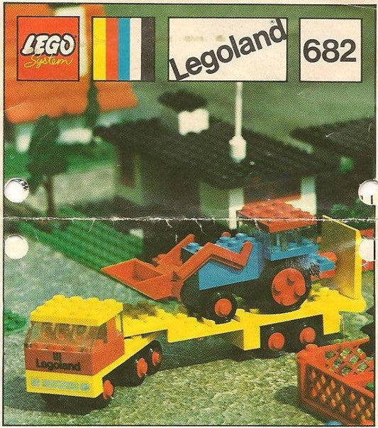 LEGO Low-Loader and Tractor 682 LEGOLAND | 2TTOYS ✓ Official shop<br>