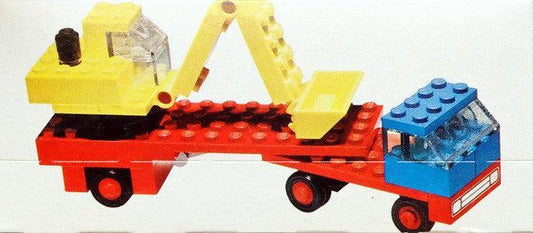 LEGO Low loader with excavator 649 LEGOLAND | 2TTOYS ✓ Official shop<br>