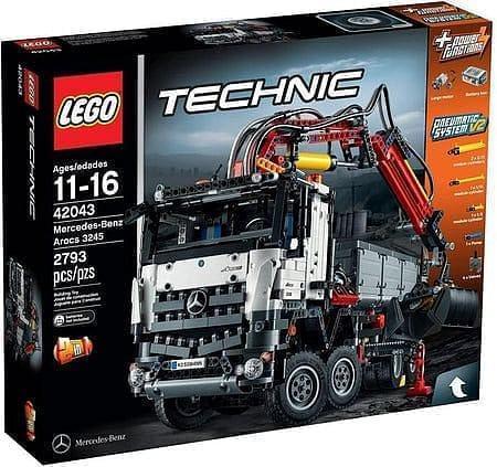 LEGO Mercedes Arocs Actros vrachtwagen met kraan 42043 Technic (USED) LEGO TECHNIC @ 2TTOYS LEGO €. 249.99