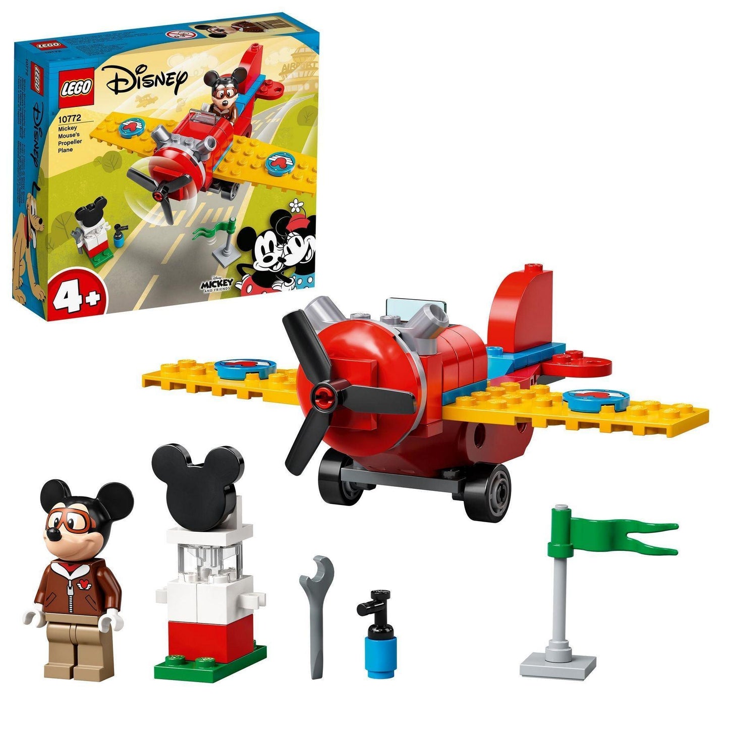 LEGO Mickey Mouse Propeller Vliegtuig 10772 Disney | 2TTOYS ✓ Official shop<br>