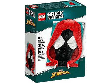 LEGO Miles Morales afbeelding 40536 Spiderman Bricksketches | 2TTOYS ✓ Official shop<br>