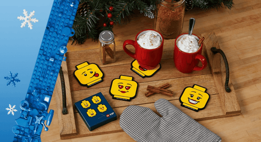 LEGO Minifigure Coaster Set 5007623 Gear | 2TTOYS ✓ Official shop<br>