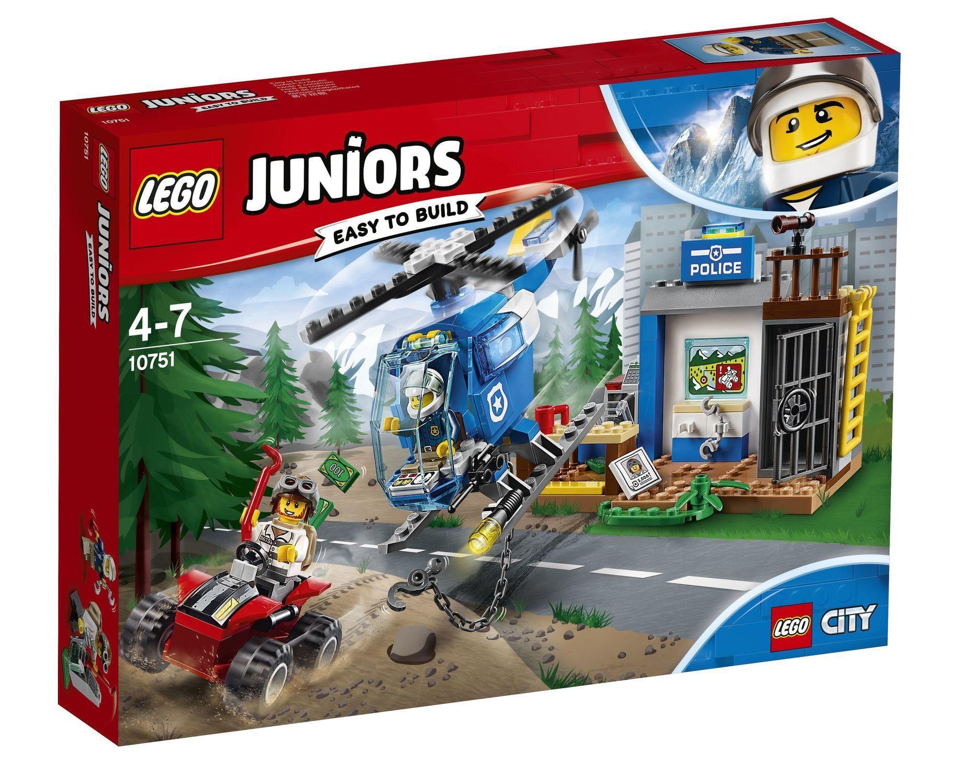 LEGO Mountain Police Chase 10751 Juniors | 2TTOYS ✓ Official shop<br>