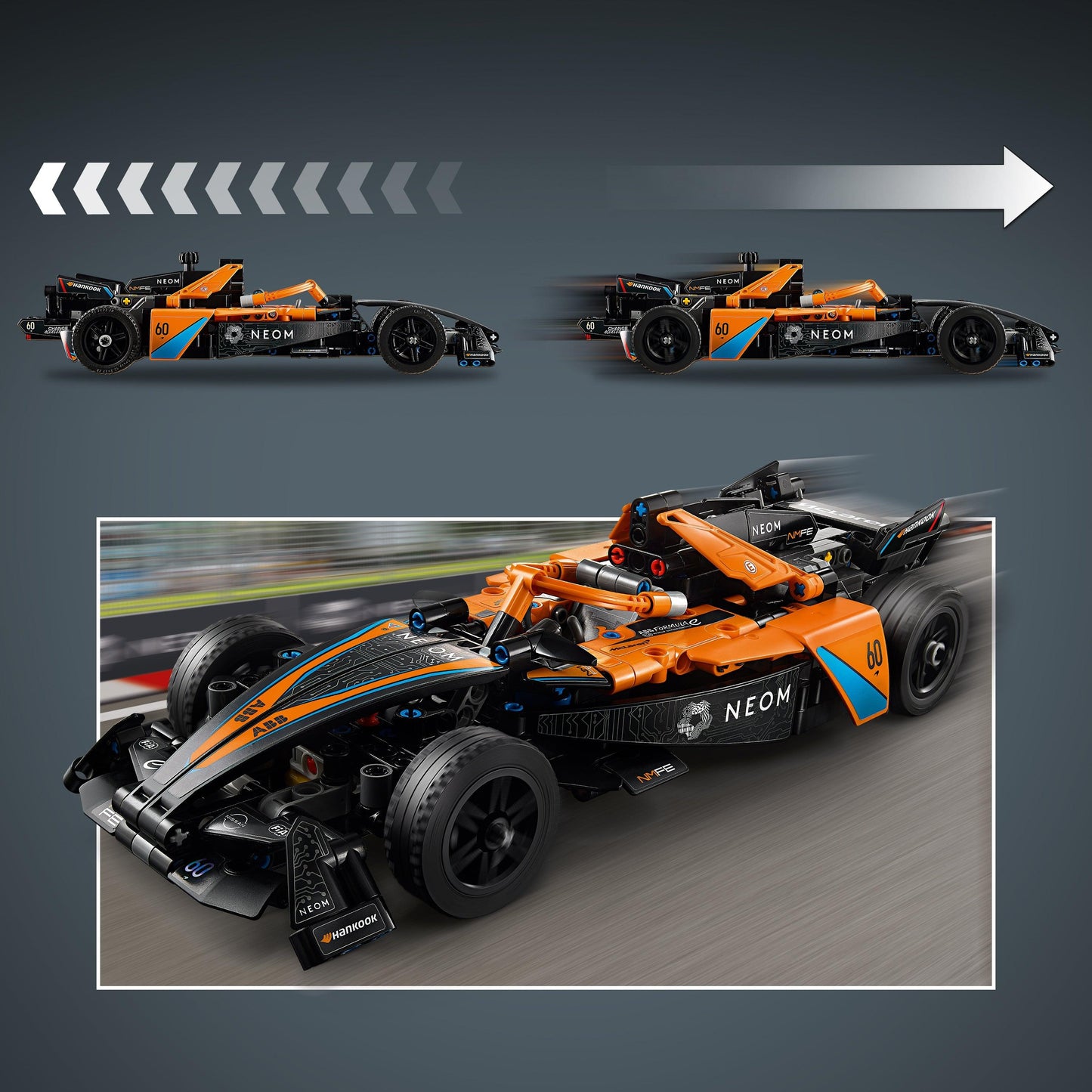 LEGO NEOM McLaren Formula E racewagen 42169 Technic | 2TTOYS ✓ Official shop<br>