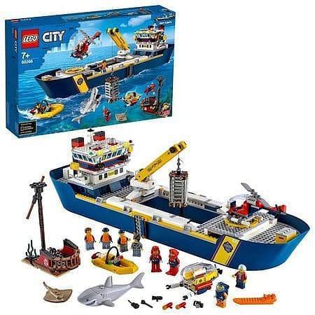 LEGO Onderzoeksschip Onderzoek boot 60266 City | 2TTOYS ✓ Official shop<br>