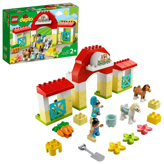 LEGO Paardenstal en pony verzorgen 10951 DUPLO | 2TTOYS ✓ Official shop<br>