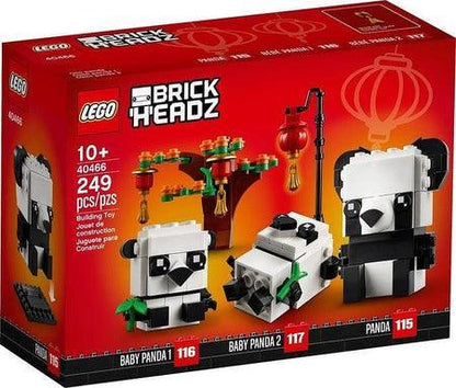 LEGO Panda's voor Chinees nieuwjaar 40466 Brickheadz | 2TTOYS ✓ Official shop<br>