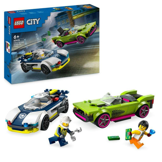 LEGO Politieauto en Muscle Car-achtervolging 60415 City | 2TTOYS ✓ Official shop<br>