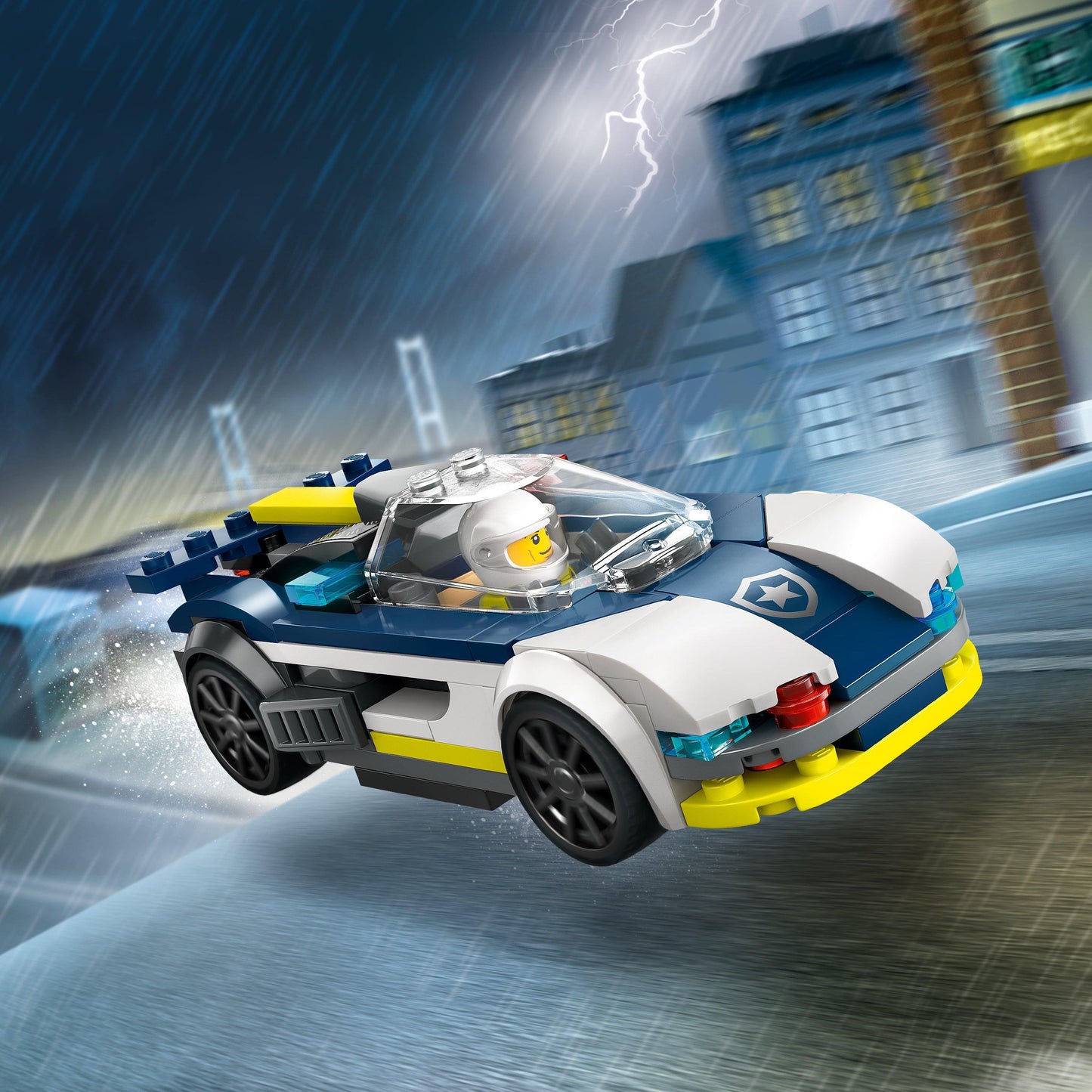 LEGO Politieauto en Muscle Car-achtervolging 60415 City | 2TTOYS ✓ Official shop<br>
