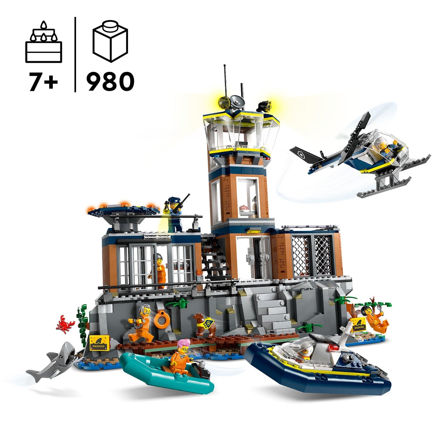 LEGO Politiebureau op het gevangeniseiland 60419 City | 2TTOYS ✓ Official shop<br>
