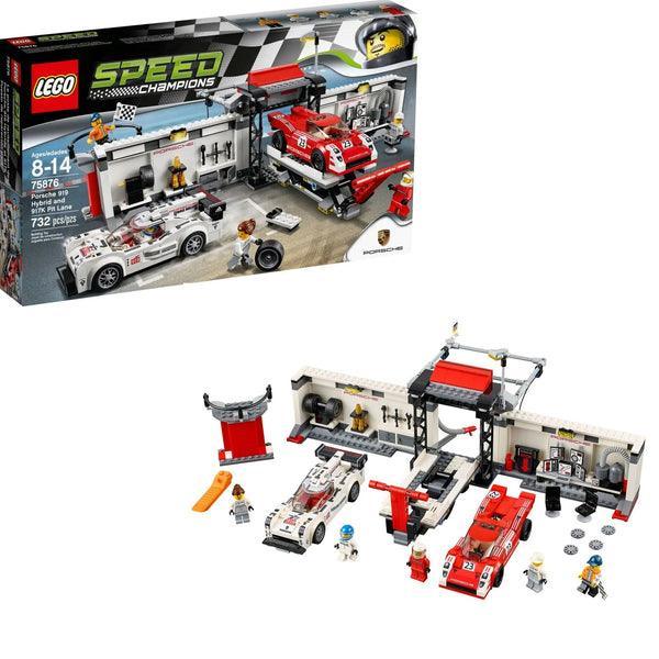 LEGO Porsche 919 Hybride en 917K Pit Lane 75876 Speedchampions | 2TTOYS ✓ Official shop<br>