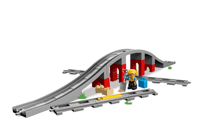 LEGO Rails en brug voor de Duplo trein 10872 DUPLO | 2TTOYS ✓ Official shop<br>