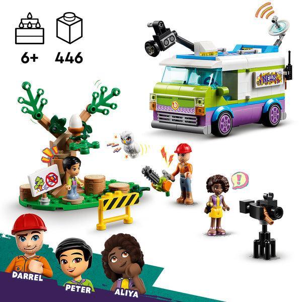 LEGO Reporter busje 41749 Friends | 2TTOYS ✓ Official shop<br>