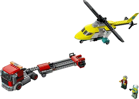 LEGO Rescue Helicopter Transporter 60343 City LEGO CITY GEWELDIGE VOERTUIGEN @ 2TTOYS | Official LEGO shop😊🥰 LEGO €. 29.99