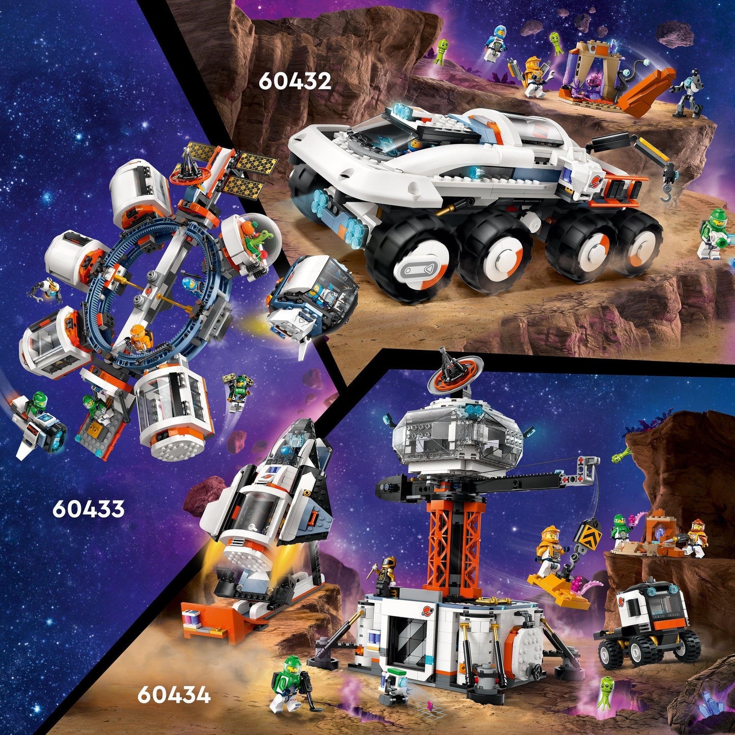 LEGO Ruimtebasis en raketlanceerplatform 60434 City | 2TTOYS ✓ Official shop<br>
