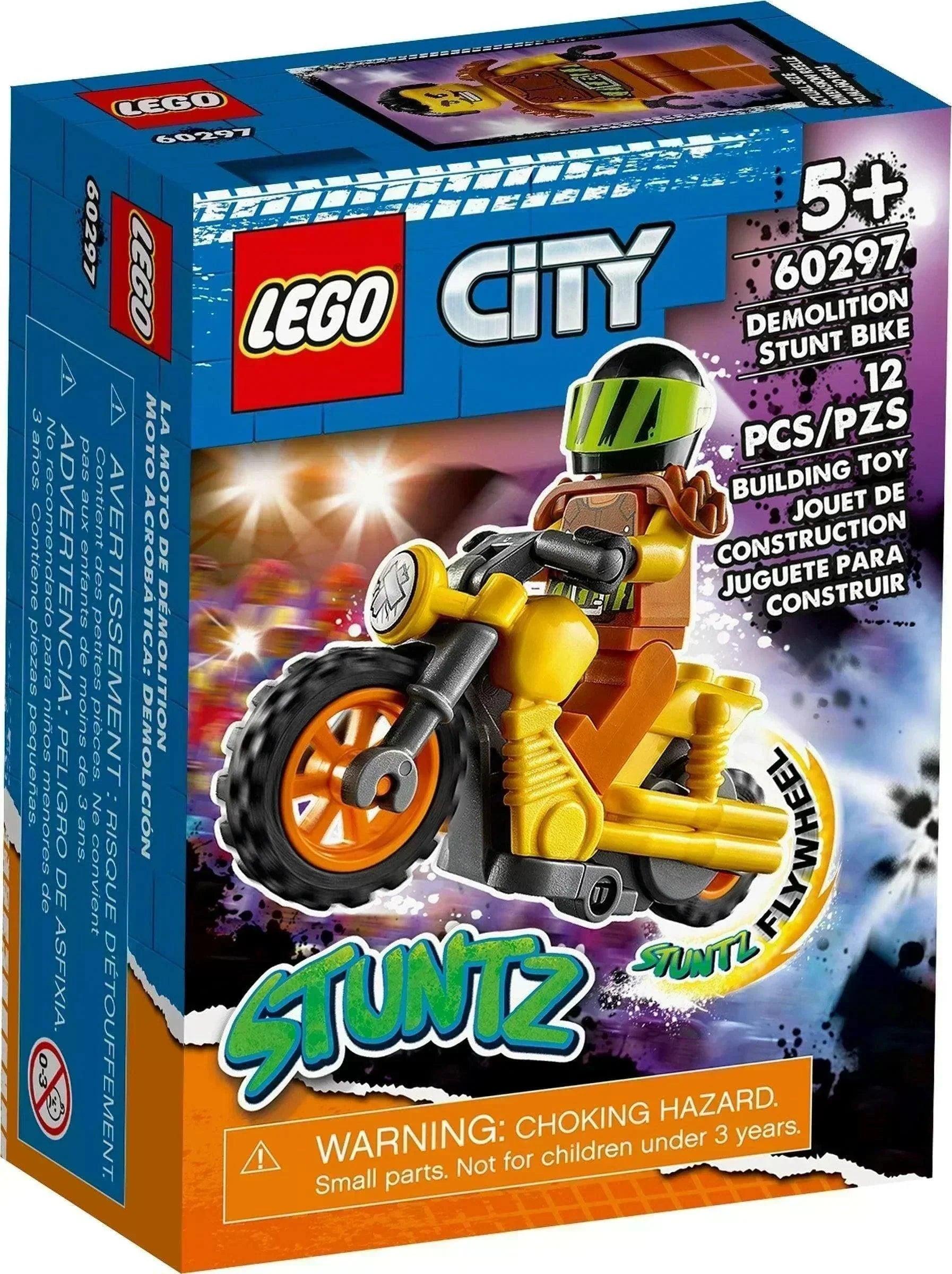 LEGO Sloop stuntmotor met stuntman Wallop 60297 City | 2TTOYS ✓ Official shop<br>