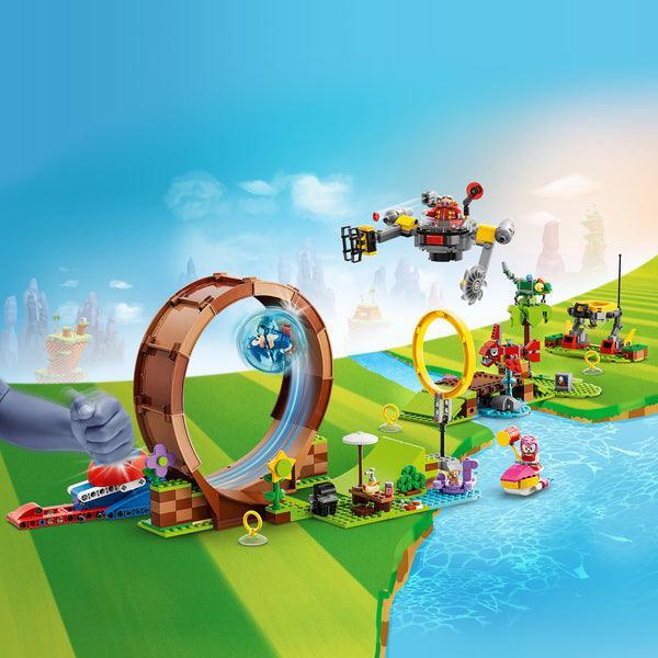 LEGO Sonic's looping-uitdaging in de Green Hill Zone 76994 Sonic | 2TTOYS ✓ Official shop<br>
