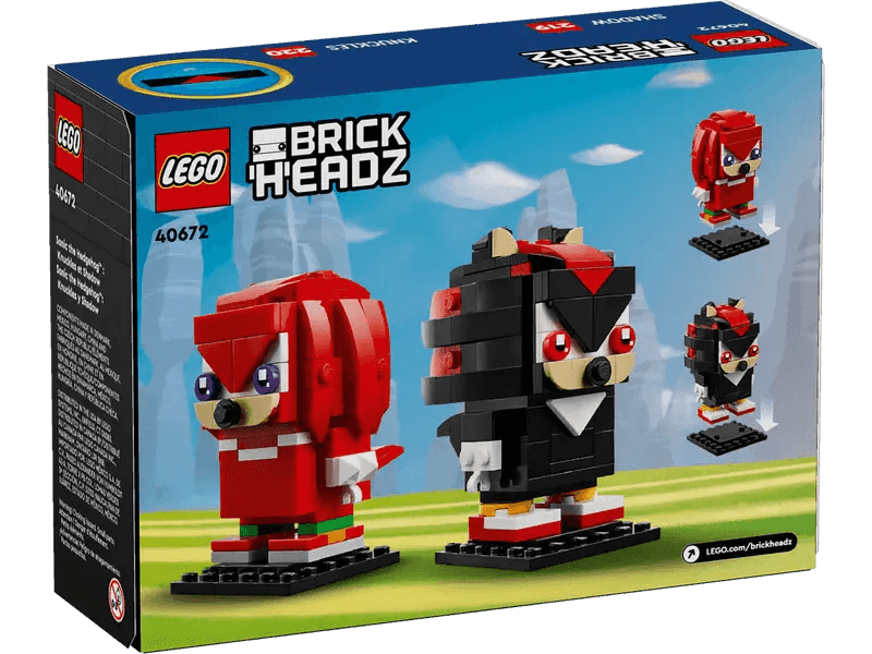 LEGO Sonic the Hedgehog™: Knuckles en Shadow 40672 Brickheadz | 2TTOYS ✓ Official shop<br>
