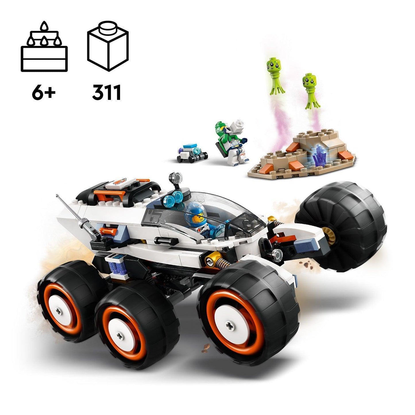 LEGO Space Explorer Rover and Alien Life 60431 City LEGO City @ 2TTOYS LEGO €. 29.99