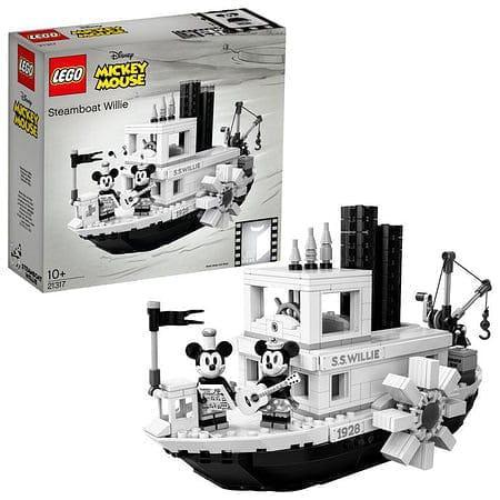 LEGO Steamboat Willie met Mickey en Minnie Mouse 21317 Ideas | 2TTOYS ✓ Official shop<br>