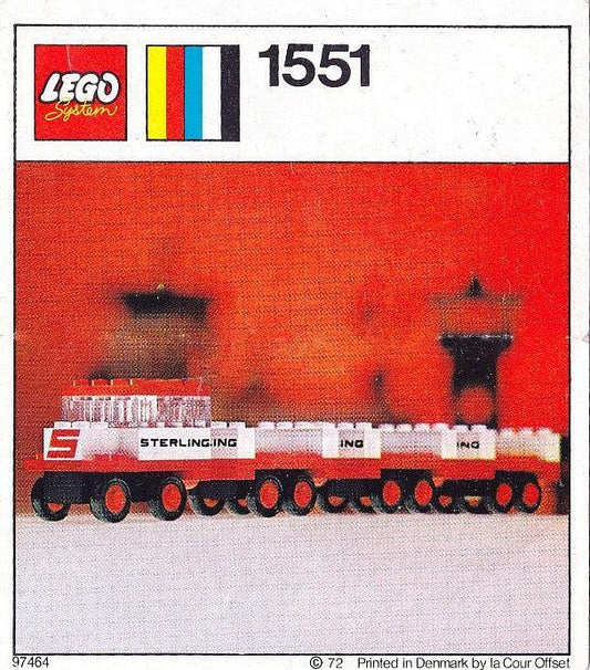 LEGO Sterling Baggage Train 1551 LEGOLAND LEGO LEGOLAND @ 2TTOYS LEGO €. 9.99