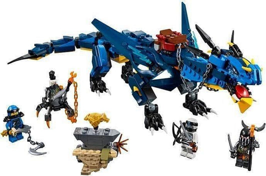 LEGO Stormbringer en de blauwe bliksem draak 70652 Ninjago (USED) | 2TTOYS ✓ Official shop<br>