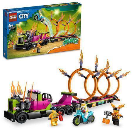 LEGO Stunttruck & Ring of Fire-uitdaging 60357 City | 2TTOYS ✓ Official shop<br>